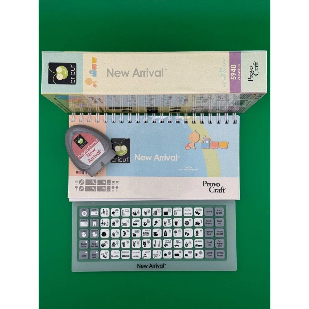 Cricut lite Cartridge ~ CUPCAKE WRAPPERS ~ 2000157 ~ Used